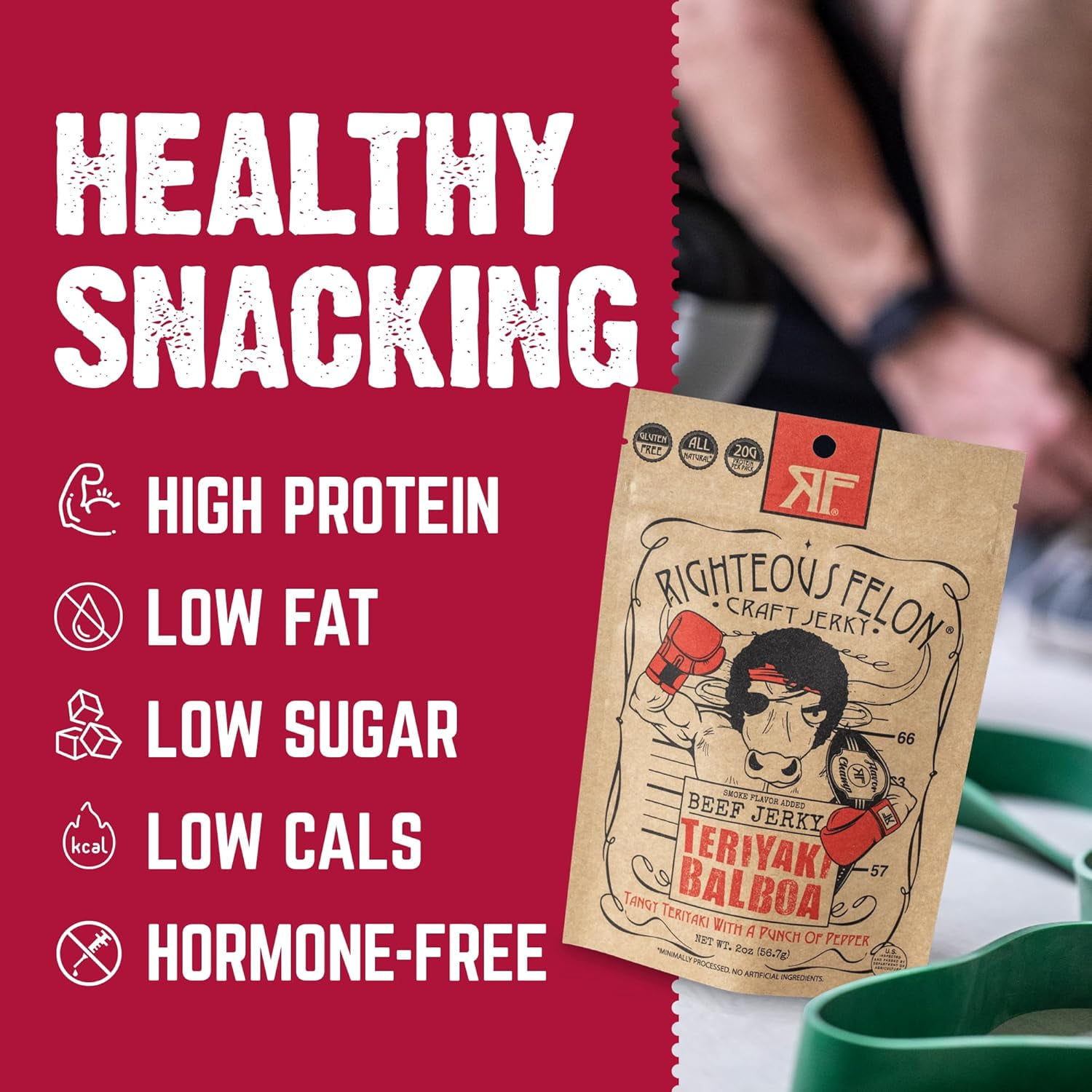 Righteous Felon Jerky & Meat Sticks Variety 16 Pack - High Protein, Low Sugar Gifts for Men