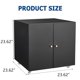 thumbnail image 5 of QinaQin Mueble metálico para impresora de oficina en casa, gabinete móvil con 2 puertas y repisa ajustable para organizar equipo y suministros, 5 of 8
