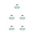 thumbnail image 2 of Greeniant Snorkeling profesional natación gafas ajustables Unisex portátil piscina gafas anteojos interior deportes acuáticos al aire libre Type2 NO2, 2 of 6