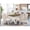 Wire Brushed Linen White, variant on East West Furniture X097LA015-7 7-Piece Modern kitchen table set a Superb Cement Color rectangular Table Top and 6 Awesome Linen Fabric Dining Chairs with Stylish Chair Back, Linen White Finish