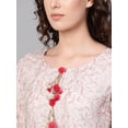thumbnail image 2 of Idalia Baby Pink Printed Flared Kurta Set, 2 of 5