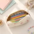 thumbnail image 4 of Bow Pencil Case Cute Pencil Pouch Soft Storage Bag Aesthetic Pattern Gift Makeup Pouch Cosmetic Bag for Women Adults Pink, 4 of 7