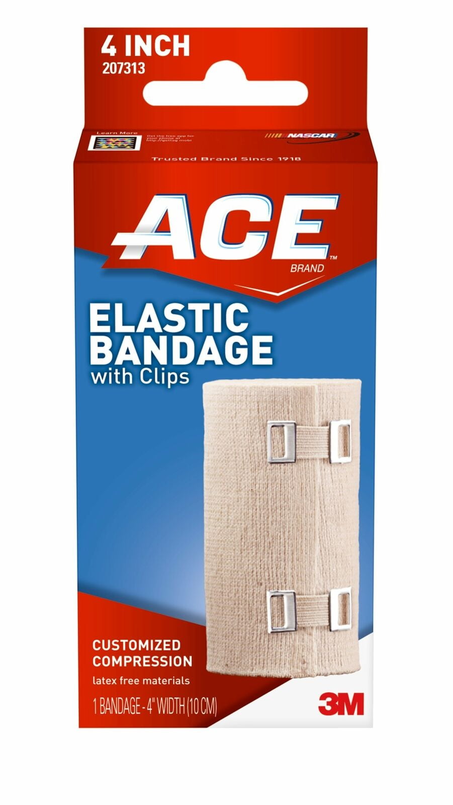 ACE 3″ Elastic Bandage With Clips - View #2