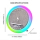 thumbnail image 5 of Reloj Despertador Portátil con Bluetooth, Altavoz con Luz LED, Carga Inalámbrica de 15 W, Sonido , Ayuda para Dormir y Reproductor de Música., 5 of 5
