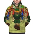 thumbnail image 5 of Lsque Pikmin Pattern Casual Men's Hoodie,Hooded Sweatshirt with Kangaroo Pocket,Pullover Hoodie-4X-Large, 5 of 8
