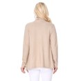 thumbnail image 3 of YEMAK Women's Long Sleeve Loose Fit Draped Open Front Casual Cardigan Sweater MK8218-MSH-M, 3 of 5