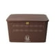 thumbnail image 1 of Canasta Organizadora Tipo Rattan Mediana con Tapa Multiusos Chocolate, 1 of 5