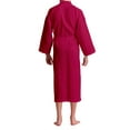 thumbnail image 4 of TowelSoft Unisex Men's Waffle Weave Kimono Red Bathrobe (One Size), 4 of 5