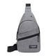 thumbnail image 2 of Mochila bandolera - Bolsa polivalente Oxford de tela con agujero para auriculares y correa ajustable - Mochila de día de gran capacidad de 30x17x5cm, 2 of 9