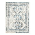 thumbnail image 5 of Unique Loom Charlotte Collection Area Rug - Quail (10' x 13' Rectangle Ivory Aqua/Blue), 5 of 7