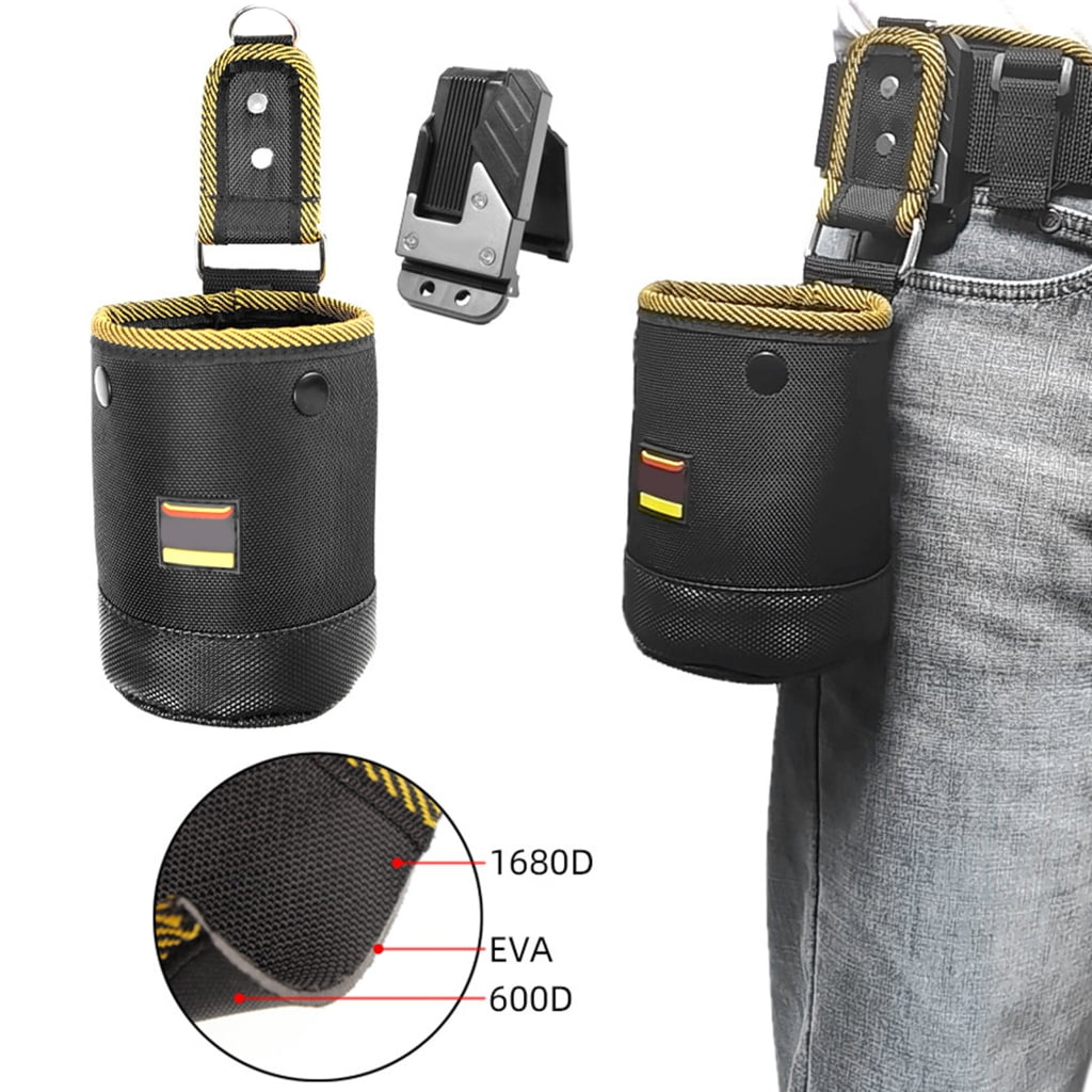 Nails Tool Bag Tool Pouches Quick-Hanging Screws Storage Bag for Electrician Plumber Carpenter Contractor Handy Man