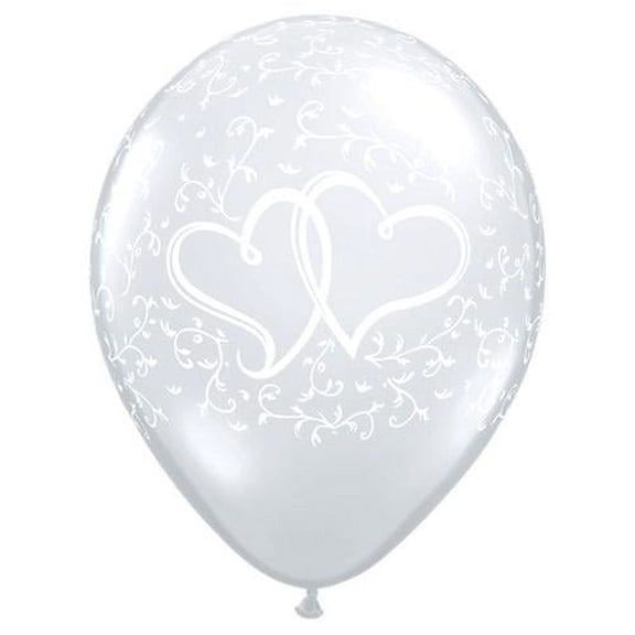 LOONBALLOON Hearts Balloons, 11″ ENTWINED HEARTS