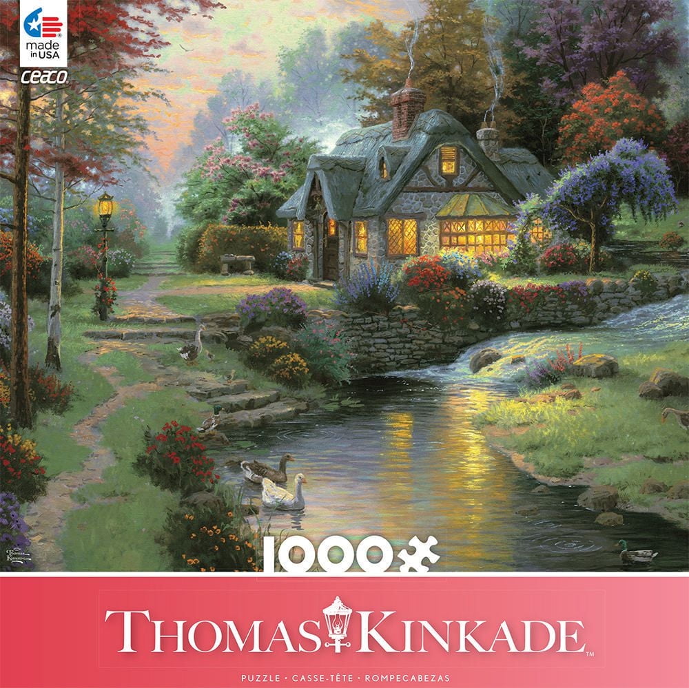 Ceaco Thomas Kinkade - Stillwater Cottage, 1000Piece Puzzle