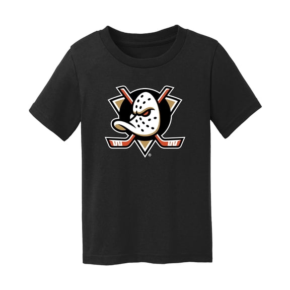 Infant Chad & Jake Black Anaheim Ducks Primary Logo T-Shirt