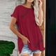 thumbnail image 2 of Camiseta de manga corta estampada casual para mujer OAVQHLG3B Store  lin121212, 2 of 5