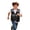 Black#9527, variant on BOOMNY Toddler Boys Sleeveless Hi Vis T Shirts Reflective High Visibility T-Shirts Loose Mesh Vest, Sizes 5-6 Years