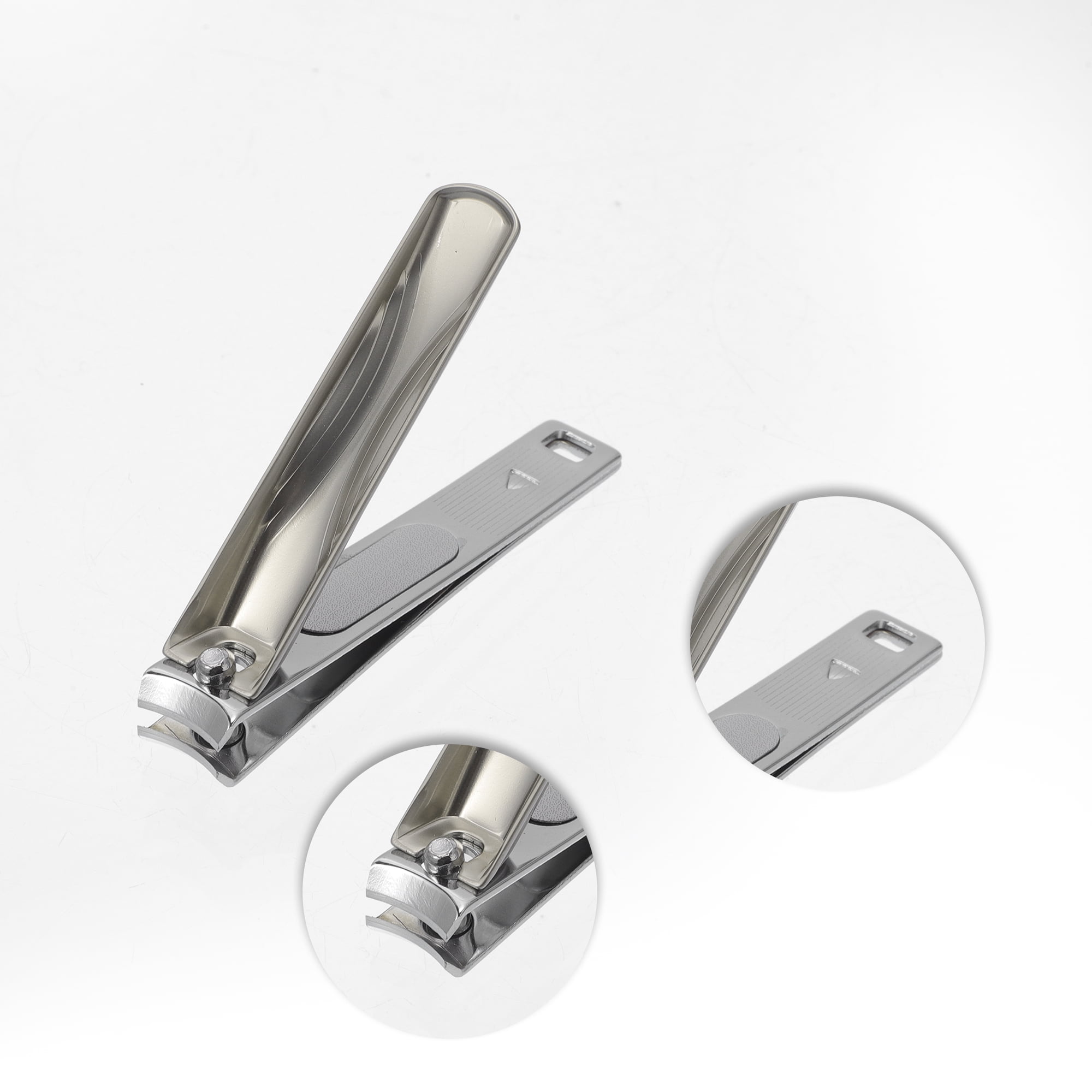 Unique Bargains Durable Water Ripple Nail Clippers 1 Pc Champagne