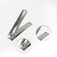 thumbnail image 3 of Unique Bargains 1 Pc Durable Water Ripple Nail Clippers Toenail Clippers Champagne, 3 of 7