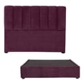 thumbnail image 1 of Recámara Queen Size Kami Morado con Cabecera + Box Base Cama, 1 of 8