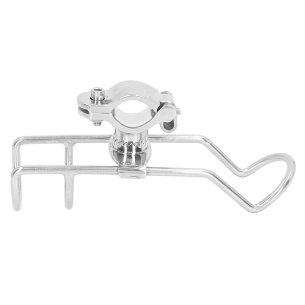 Stainless Steel Rod Holder,Rail Mounted Clamp Adjustable Rod Rack Mount  Clamp Fishing Rod Holder Built for the Future 