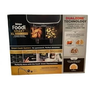 Ninja Foodi 6-in-1 Smart 10-QT 2-Basket Air Fryer with Thermometer, DZ550