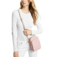 thumbnail image 4 of Michael Kors Womens Jet Set Travel Medium Logo Crossbody Bag 35F1GTVC2B-424 (DARK POWDER BLUSH), 4 of 4
