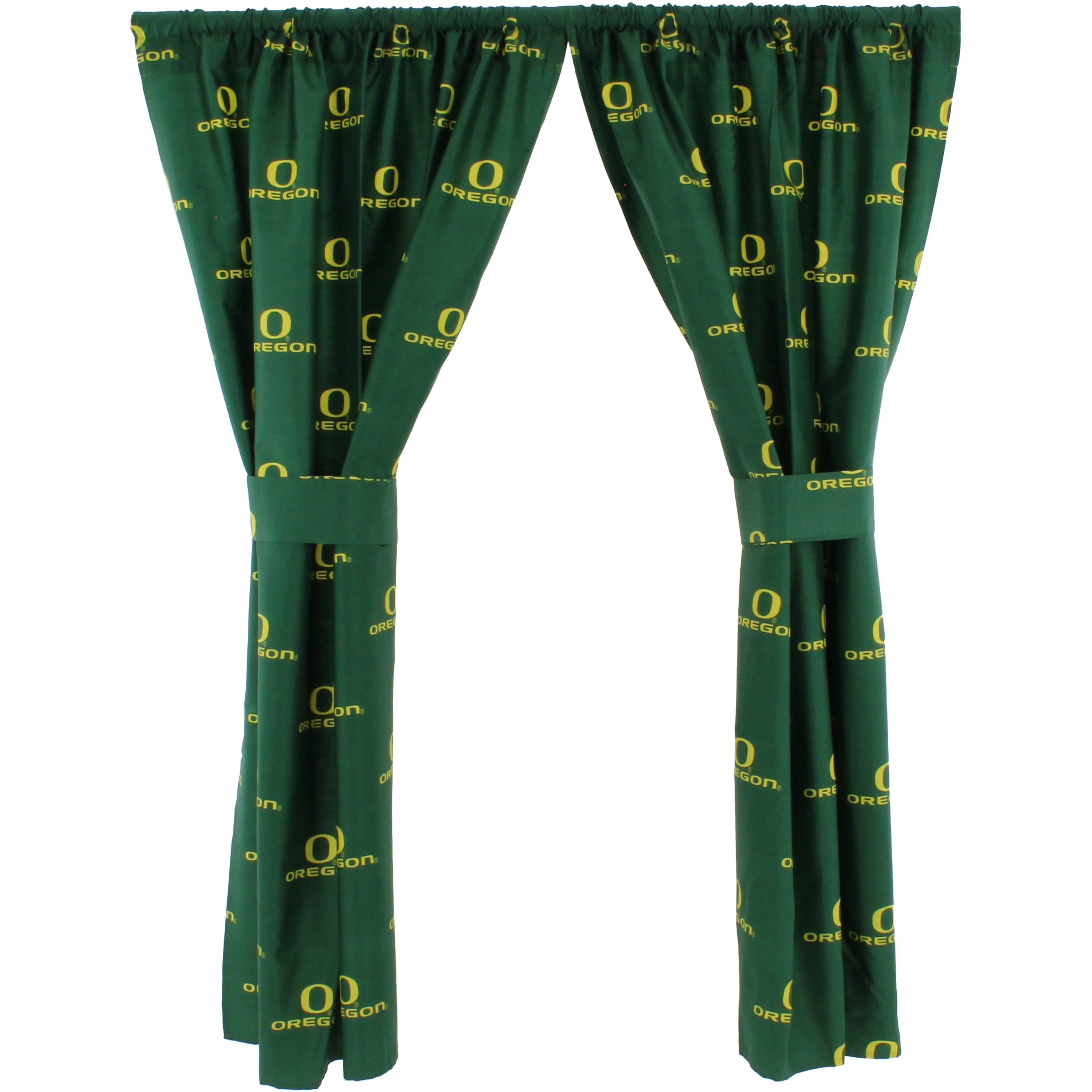 Oregon Ducks 100 Cotton 63 Curtain Panels Set Of 2 Walmart Com