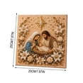 thumbnail image 4 of DIY Jesus Pearl Art Kit, 3D Special Shape Diamond Painting for Adults, Religious Wall Art Frame, Christian Mosaic Craft Kit, Christ Pearl Gem Painting Crafts, 4 of 6