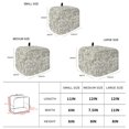 thumbnail image 6 of Toaster Cover 4 Slice, Farmhouse Sage Green Dustproof Bakeware Oven Protector with Top Hook, Vintage Flower Leaf Botanical Waterproof Small Kitchen Appliance Toasters Dust Cover, 12"x11"x8", 6 of 9
