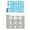 XC006AB White Snowflake, variant on Christmas Snowflake Window Clings - Static Decals for Holiday Décor, Xmas Party Supplies