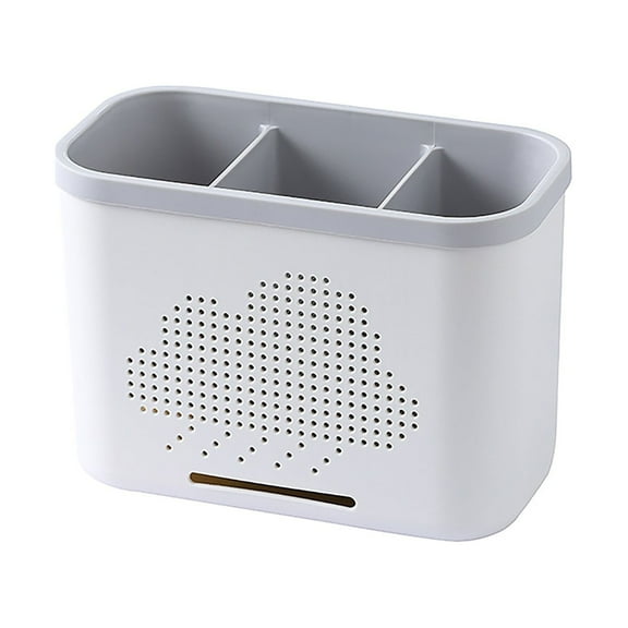 Kitchen Drain Rack Multifunctional Storage Rack Chopsticks Double Layer Cutlery Drainer Basket Tableware Bucket Utensils Holder Chopstick Drain Box, Kitchen Essentials Clearance Sale