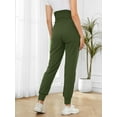 thumbnail image 3 of PARNIXS Fashionable Maternity Harlan Pants Elastic Warm High Waisted Sports, Leisure, Vacation,M, 3 of 7