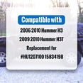thumbnail image 4 of Kojem Front Grille Support Bracket Mounting Panel Black for Hummer H3 H3T 20062007 2008 2009 2010  Replaces 15834198 HU1207100, 4 of 10
