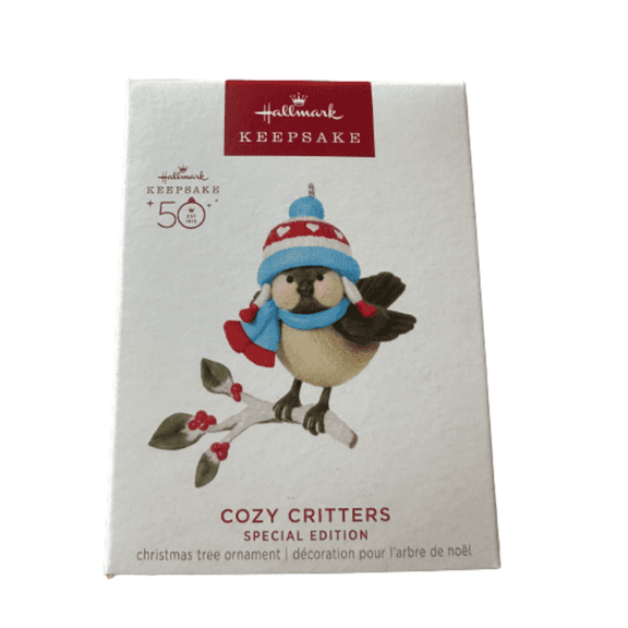 Hallmark 2023 Keepsake 50th Cozy Critters Special Edition Ornament New with Box