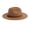 Camel, variant on Wide Brim Fedora Panama Hat for Women Men Western Rancher Suede Hat with Belt Buckle - Camel