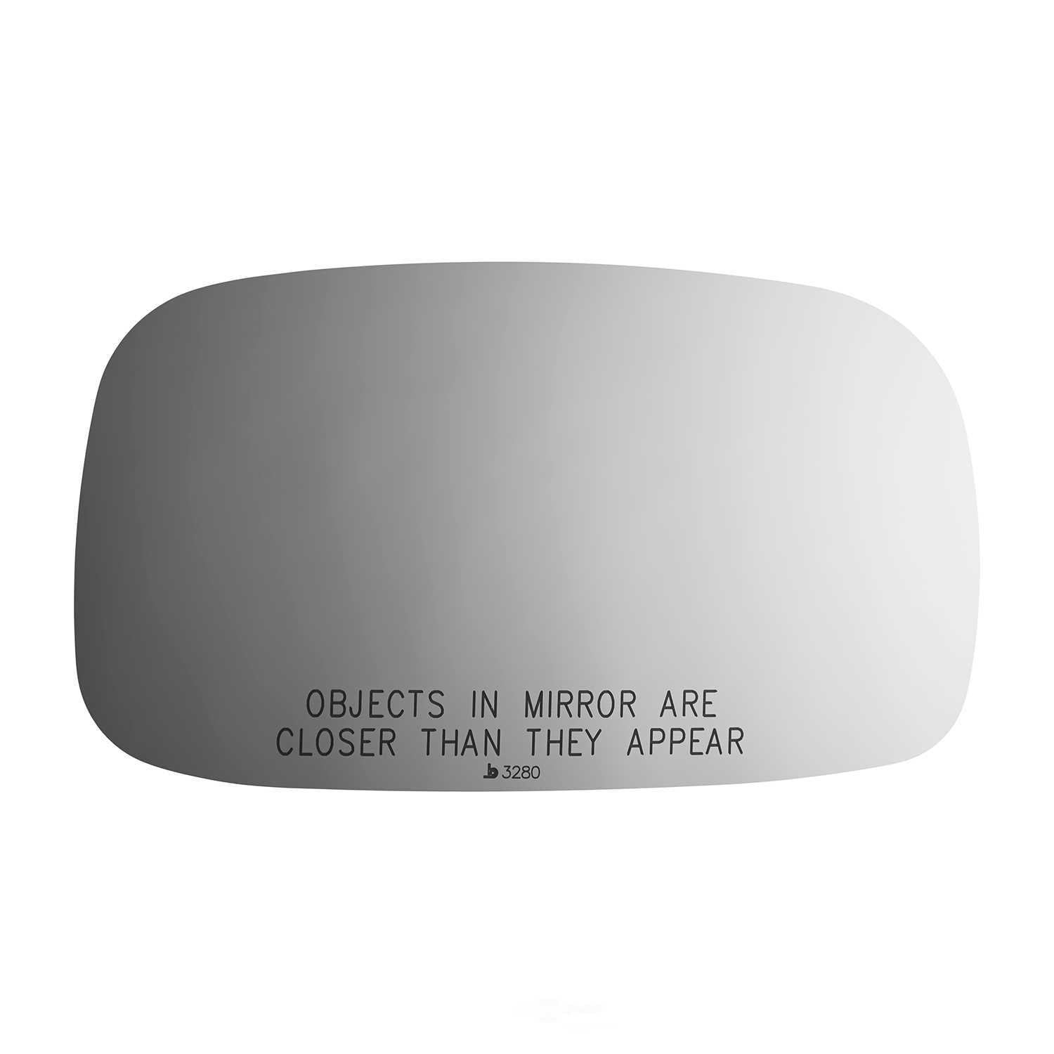 Burco Side View Mirror Replacement Glass - Clear Glass - 3280