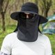 thumbnail image 1 of Sombrero grande para el sol para hombre, protección solar al aire libre, pesca, montañismo, sombrero de pescador, cara, 1 of 6