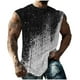 thumbnail image 1 of Hombres Moda Casual Impresión Suéter Cuello Redondo Deportes sin Mangas Tanque, 1 of 5