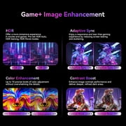 27-inch Dual-Mode 4K Gaming Monitor,3840×2160@160Hz & 1920×1080@320Hz,HDR400,12 Scenario Modes,Game Assist,Dynamic OD,RGB Gaming Lighting,2*HDMI 2.1,2*DP 1.4,1*Audio