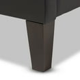 thumbnail image 2 of Baxton Studio Lancashire Modern and Contemporary Faux Leather Upholstered Bed Frame with Tapered Legs , Multiple sizes, Multiple colors, 2 of 4