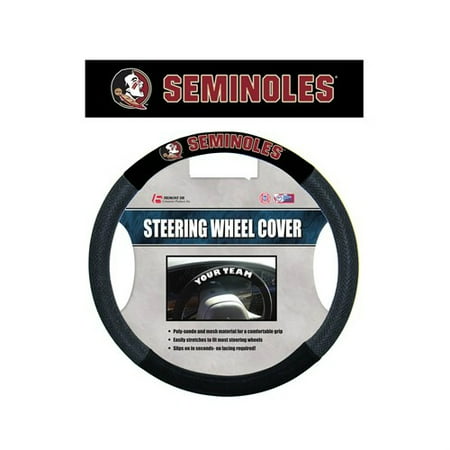 - NCAA Florida State Seminoles Poly-Suede Steering Wheel Cover