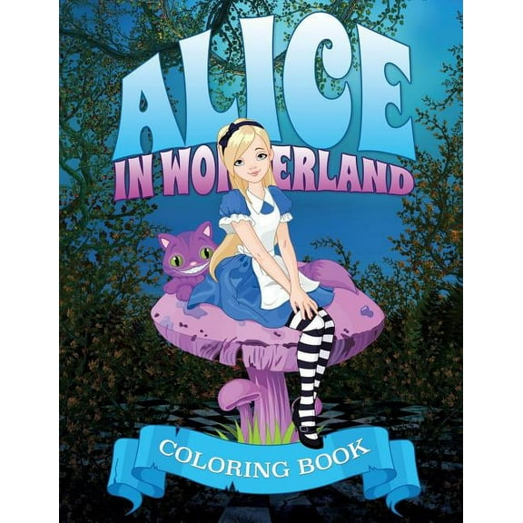 Alice in Wonderland Coloring Book, (Paperback)