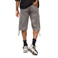 thumbnail image 3 of G-style USA Men's Belted Cargo Shorts 9AP10 - GREY - 42, 3 of 5