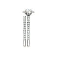 thumbnail image 2 of 1 1/10ct Diamond Halo Engagement Wedding Ring Set 14k White Gold, 2 of 3