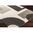 thumbnail image 3 of Mark&Day Area Rugs, 8x10 Giuliana Global Shag Cream/Black Area Rug, Beige Black Carpet for Living Room, Bedroom or Kitchen (7'10" x 10'), 3 of 5