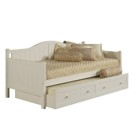 Kingfisher Lane Wood Daybed In White Finish With Trundle