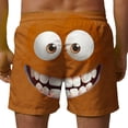 thumbnail image 4 of RXMEKW Swim Shorts for Men with Funny Print, Elastic Drawstring Waist, Four-Sided Stretch Fabric for Beach and Pool, 4 of 5