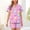 a1000_Hot Pink, variant on Goodtrade8 Womens Button up Pajamas Sets Shorts & Tops Casual Homewear PJS Short Sleeve Loungewear Summer 2 Pieces Easter Home PJ Sets for Women Homewear
