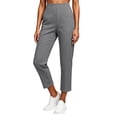 thumbnail image 3 of QSAWXQZ Womens Ankle Length Yoga Pants Elastic Waist Pockets Stretch Athletic Casual Trousers L, 3 of 9