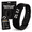 black, variant on Vibrating Alarm Clock Watch for Heavy Sleepers, Silent Wake up Bracelet & Smart Wristband, Wearable Vibration Wrist Alarm, Non-Audible Sleep Wristband